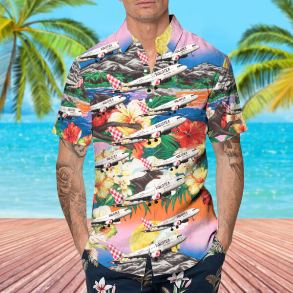 Airbus A319-112 Volotea Hawaiian Shirt Airbus A319-112 Volotea Hawaiian Shirt