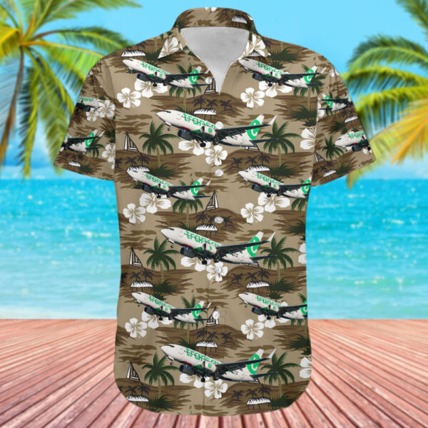 Boeing 737-7K2 Transavia Hawaiian Shirt Boeing 737-7K2 Transavia Hawaiian Shirt