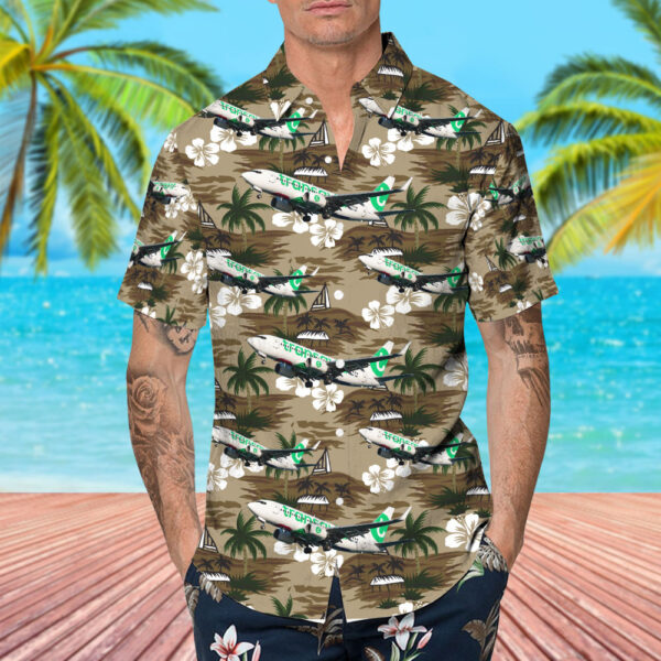 Boeing 737-7K2 Transavia Hawaiian Shirt Boeing 737-7K2 Transavia Hawaiian Shirt