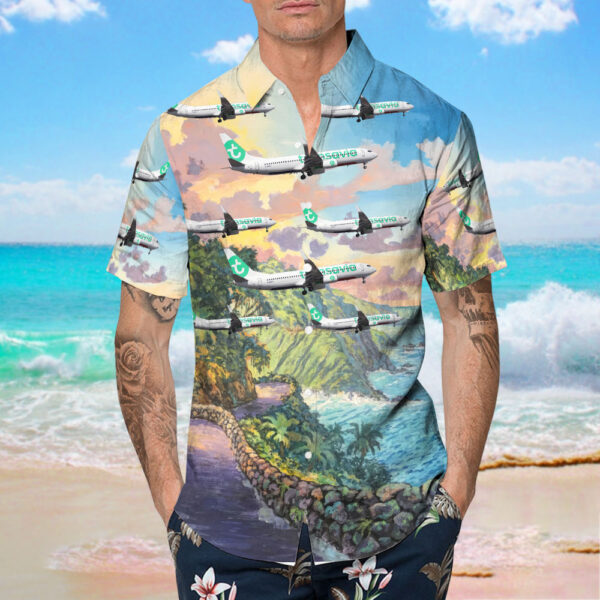 Boeing 737-8JP Transavia France Hawaiian Shirt