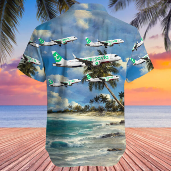 Airbus A320-252N Transavia France Hawaiian Shirt Airbus A320-252N Transavia France Hawaiian Shirt