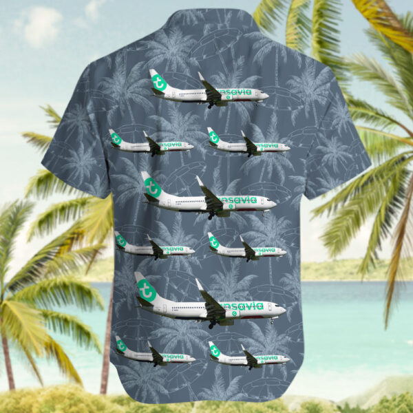 Boeing 737-82R Transavia France Hawaiian Shirt Boeing 737-82R Transavia France Hawaiian Shirt