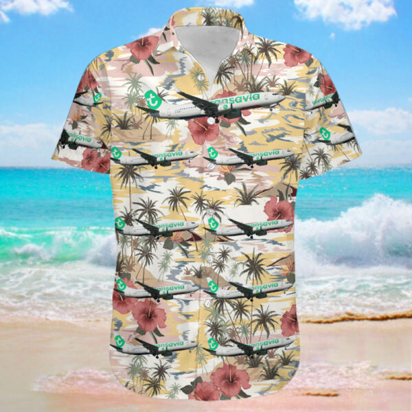 Boeing 737-8GJ Transavia France Hawaiian Shirt