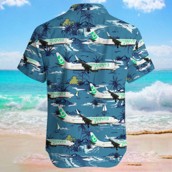 Boeing 737-84P Transavia France Hawaiian Shirt Boeing 737-84P Transavia France Hawaiian Shirt