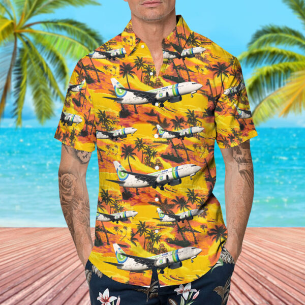Boeing 737-7K2 Transavia Denmark Hawaiian Shirt
