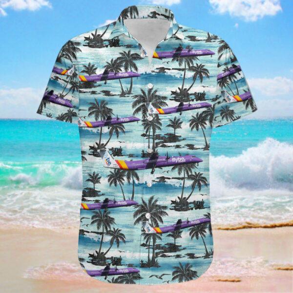 Bombardier Dash 8-Q402 Flybe Hawaiian Shirt
