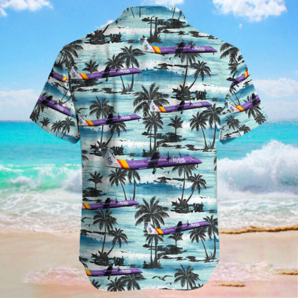 Bombardier Dash 8-Q402 Flybe Hawaiian Shirt
