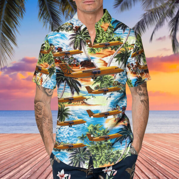 British Aerospace BAe 146-300 Flybe Hawaiian Shirt British Aerospace BAe 146-300 Flybe Hawaiian Shirt