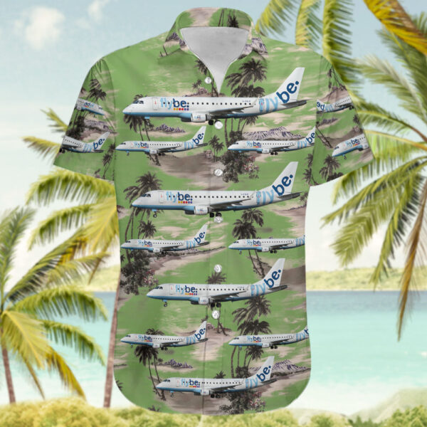 Embraer ERJ-170-200STD Flybe Hawaiian Shirt Embraer ERJ-170-200STD Flybe Hawaiian Shirt