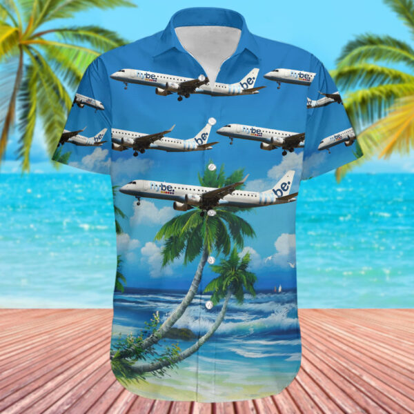 Embraer ERJ-190-200LR Flybe Hawaiian Shirt Embraer ERJ-190-200LR Flybe Hawaiian Shirt