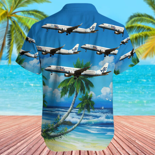 Embraer ERJ-190-200LR Flybe Hawaiian Shirt Embraer ERJ-190-200LR Flybe Hawaiian Shirt