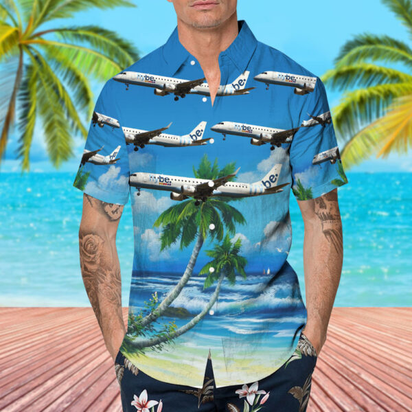 Embraer ERJ-190-200LR Flybe Hawaiian Shirt Embraer ERJ-190-200LR Flybe Hawaiian Shirt