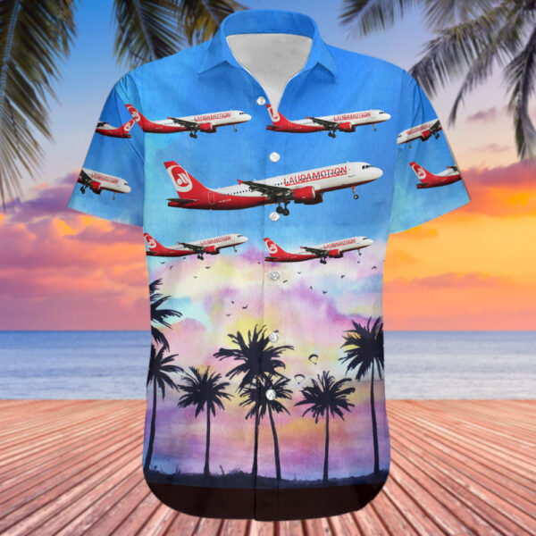 Airbus A320-214 LaudaMotion Hawaiian Shirt Airbus A320-214 LaudaMotion Hawaiian Shirt