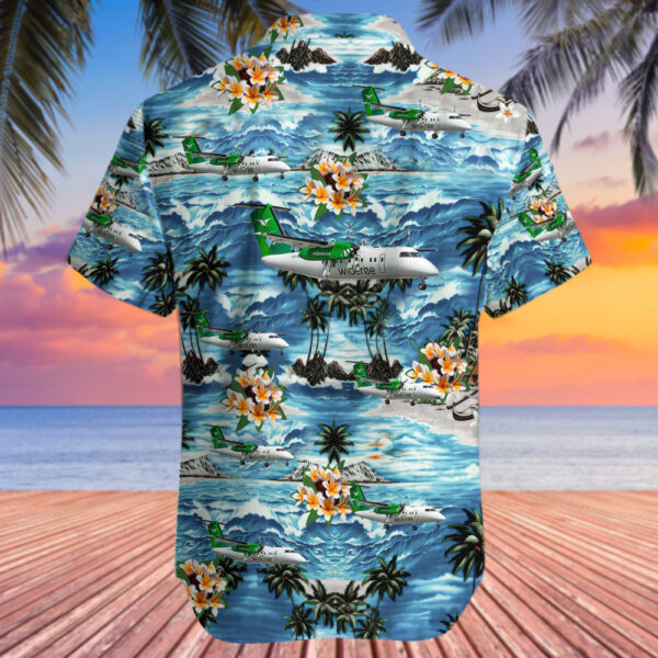 De Havilland Canada Dash 8-103 Widerøe Hawaiian Shirt