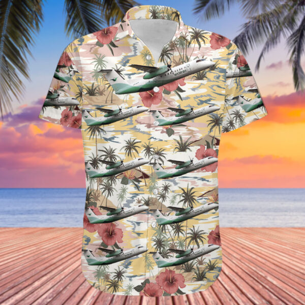 De Havilland Canada Dash 8-Q311 Widerøe Hawaiian Shirt