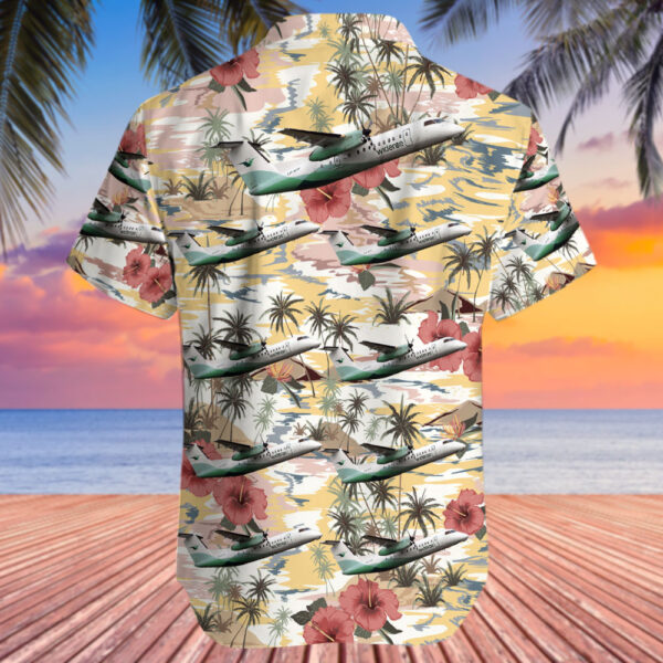 De Havilland Canada Dash 8-Q311 Widerøe Hawaiian Shirt