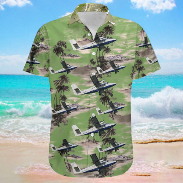 De Havilland Canada DHC-6-300 Twin Otter Loganair Hawaiian Shirt De Havilland Canada DHC-6-300 Twin Otter Loganair Hawaiian Shirt