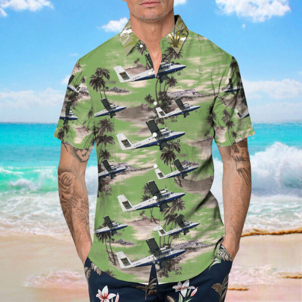 De Havilland Canada DHC-6-300 Twin Otter Loganair Hawaiian Shirt De Havilland Canada DHC-6-300 Twin Otter Loganair Hawaiian Shirt