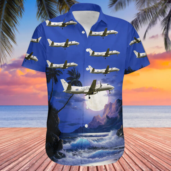 Saab 340B Loganair Hawaiian Shirt Saab 340B Loganair Hawaiian Shirt