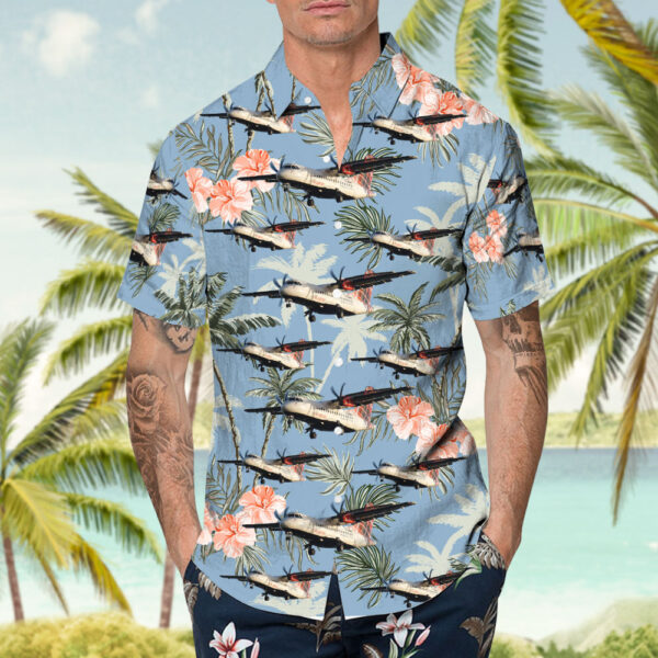 ATR 42-500 Loganair Hawaiian Shirt ATR 42-500 Loganair Hawaiian Shirt