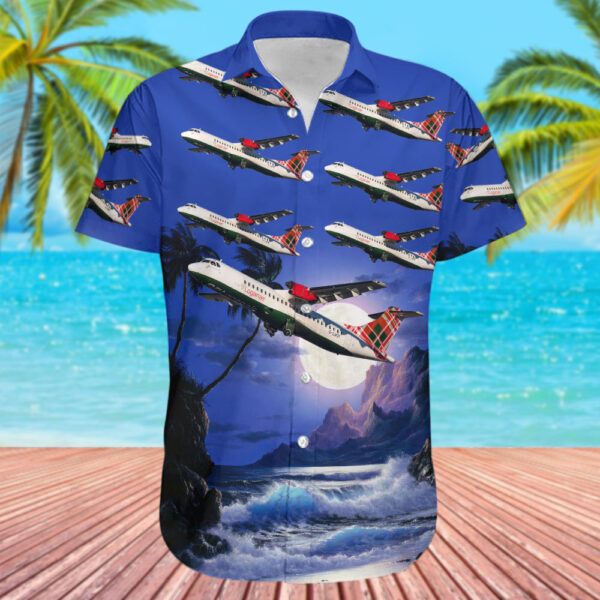 ATR 72-600 Loganair Hawaiian Shirt ATR 72-600 Loganair Hawaiian Shirt