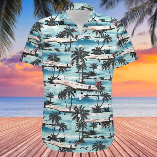 Embraer ERJ-145EP Loganair Hawaiian Shirt