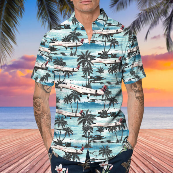 Embraer ERJ-145EP Loganair Hawaiian Shirt