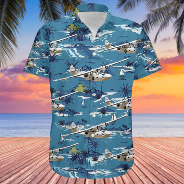 Canadian Vickers PBY-5A Canso Private Hawaiian Shirt Canadian Vickers PBY-5A Canso Private Hawaiian Shirt