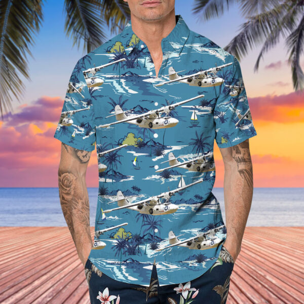 Canadian Vickers PBY-5A Canso Private Hawaiian Shirt Canadian Vickers PBY-5A Canso Private Hawaiian Shirt