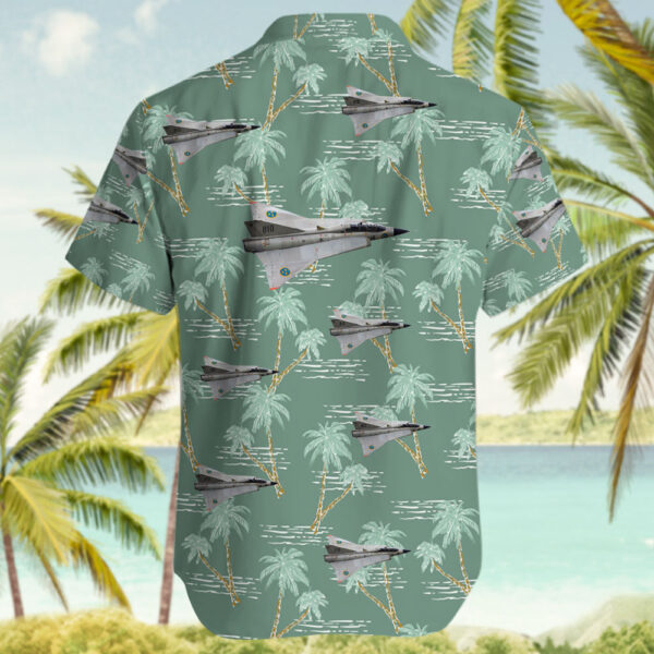Saab Sk35C Draken Swedish Air Force Historic Flight Hawaiian Shirt Saab Sk35C Draken Swedish Air Force Historic Flight Hawaiian Shirt