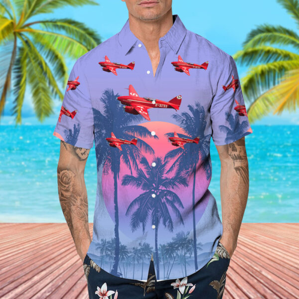 De Havilland DH-88 Comet Private Hawaiian Shirt De Havilland DH-88 Comet Private Hawaiian Shirt