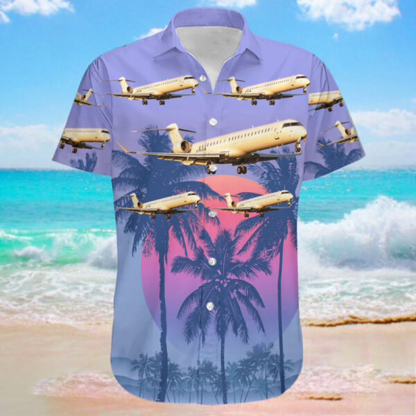 Bombardier CRJ-900LR CityJet Hawaiian Shirt Bombardier CRJ-900LR CityJet Hawaiian Shirt