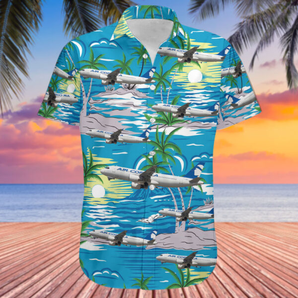 Airbus A320-216 Air Corsica Hawaiian Shirt Airbus A320-216 Air Corsica Hawaiian Shirt