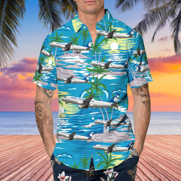 Airbus A320-216 Air Corsica Hawaiian Shirt Airbus A320-216 Air Corsica Hawaiian Shirt
