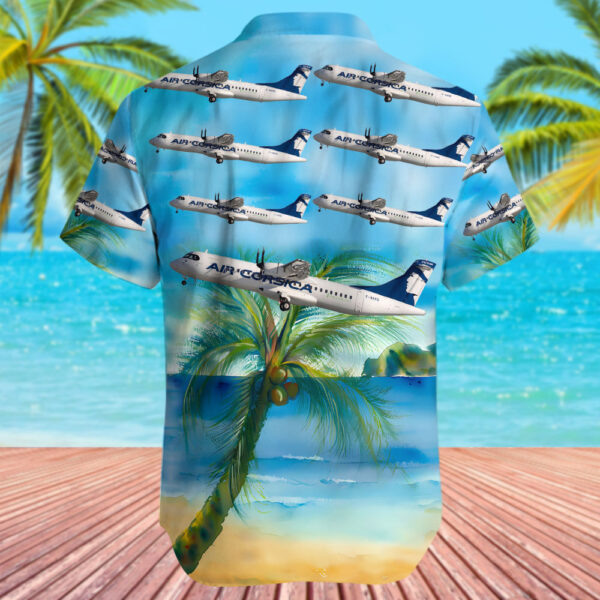 ATR 72-600 Air Corsica Hawaiian Shirt ATR 72-600 Air Corsica Hawaiian Shirt