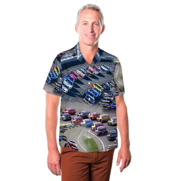 NASCAR Racing Cars Aloha Hawaiian Shirt NASCAR Racing Cars Aloha Hawaiian Shirt