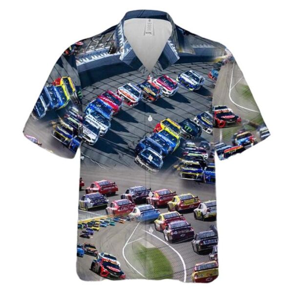 NASCAR Racing Cars Aloha Hawaiian Shirt NASCAR Racing Cars Aloha Hawaiian Shirt