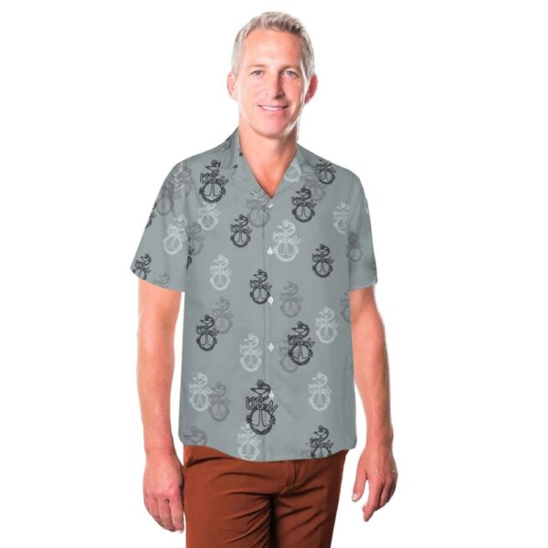 Old School Navy Chiefs Anchor Aloha Hawaiian Shirt Old School Navy Chiefs Anchor Aloha Hawaiian Shirt