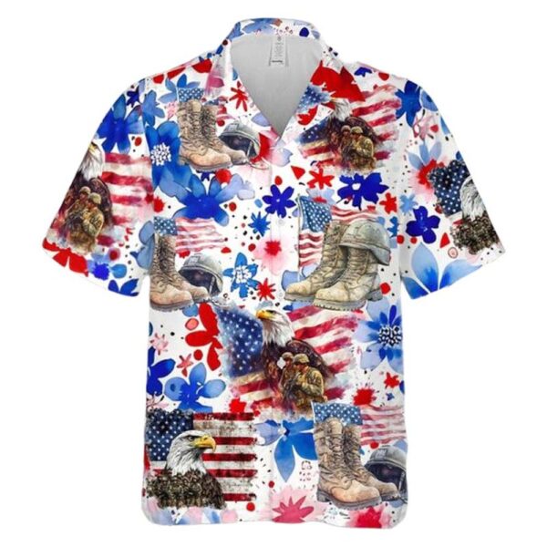 Patriotic Military American Soldier 4th Of July Hawaiian Shirt For Men And Women Patriotic Military American Soldier 4th Of July Hawaiian Shirt For Men And Women
