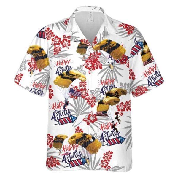 US Army Golden Knight demonstration parachutist 4th Of July Hawaiian Shirt Outfit