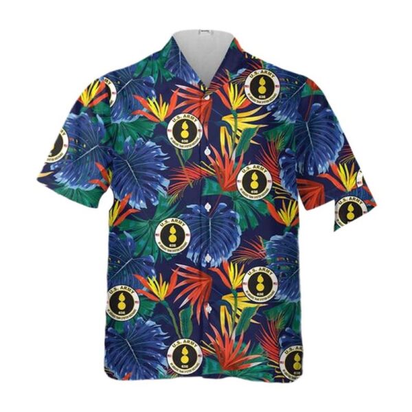US Army MOS 63E M1 Abrams Tank System Mechanic Hawaiian Shirt Man