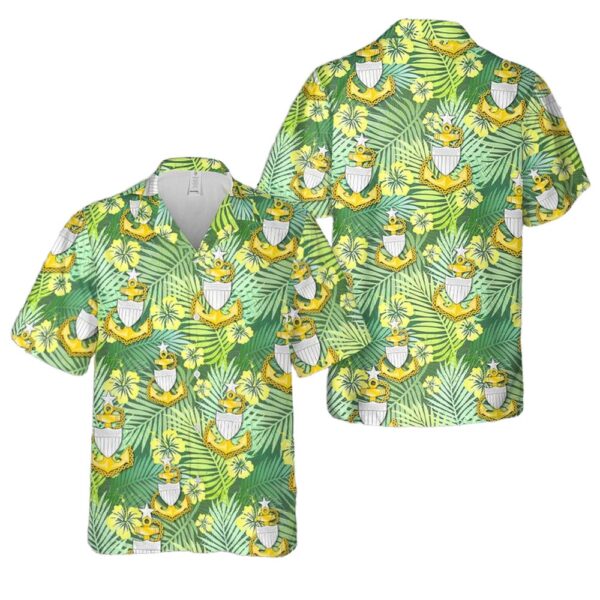 US Coast Guard Senior Chief Petty Officer Insignia E-8 Cheap Hawaiian Shirt US Coast Guard Senior Chief Petty Officer Insignia E-8 Cheap Hawaiian Shirt