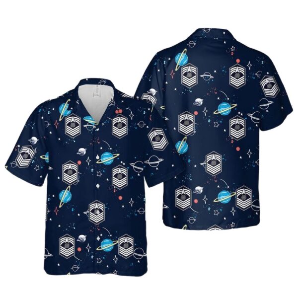 US Space Force Chief master sergeant Cheap Hawaiian Shirt US Space Force Chief master sergeant Cheap Hawaiian Shirt