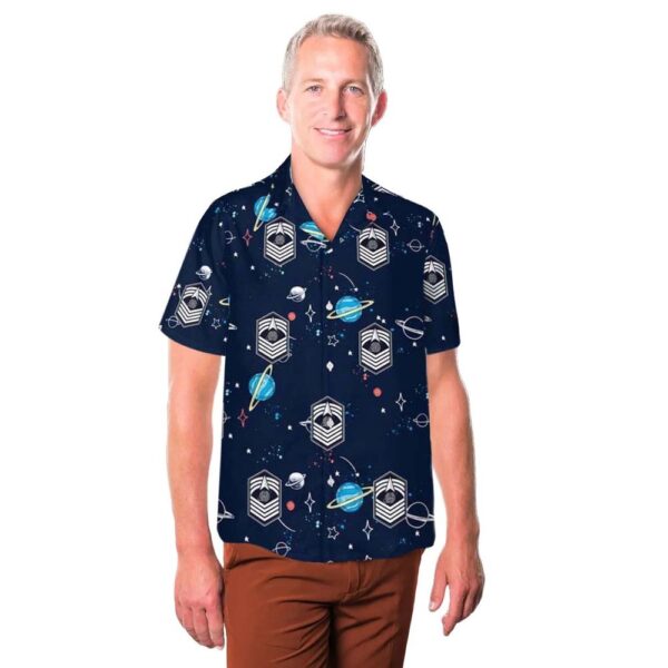 US Space Force Chief master sergeant Cheap Hawaiian Shirt US Space Force Chief master sergeant Cheap Hawaiian Shirt
