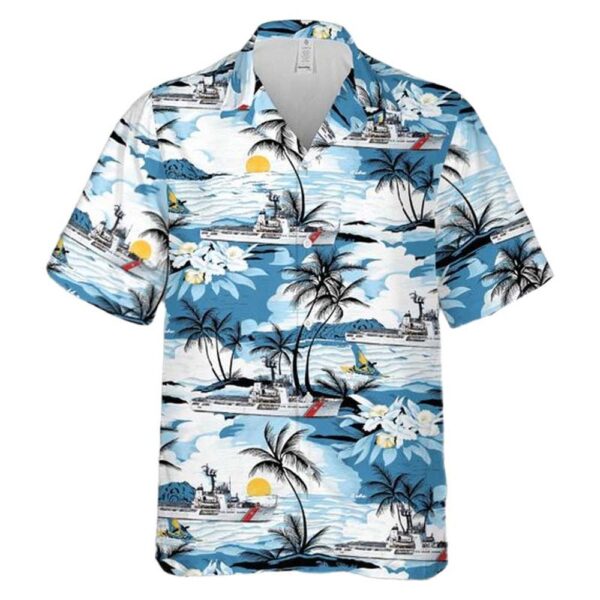 USCGC Reliance (WMEC-615) Button Up Hawaiian Shirt USCGC Reliance (WMEC-615) Button Up Hawaiian Shirt