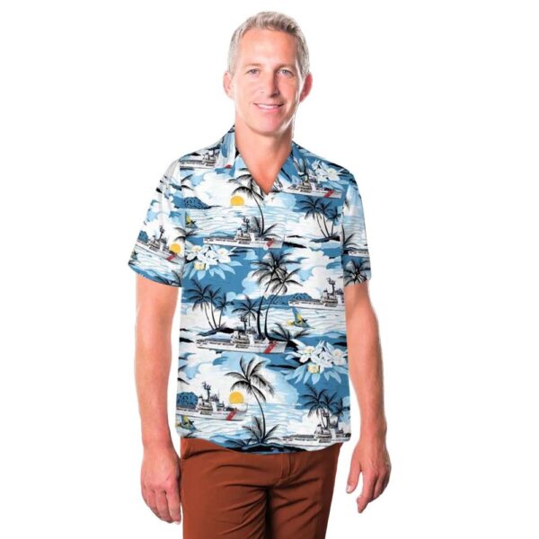 USCGC Reliance (WMEC-615) Button Up Hawaiian Shirt USCGC Reliance (WMEC-615) Button Up Hawaiian Shirt