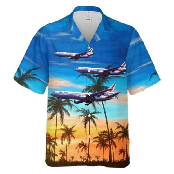 Wardair Canada McDonnell Douglas DC-10-30 Cheap Hawaiian Shirt Wardair Canada McDonnell Douglas DC-10-30 Cheap Hawaiian Shirt