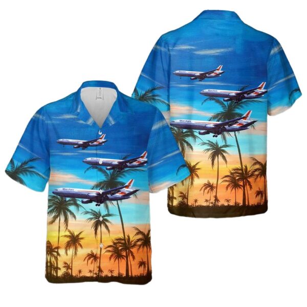 Wardair Canada McDonnell Douglas DC-10-30 Cheap Hawaiian Shirt Wardair Canada McDonnell Douglas DC-10-30 Cheap Hawaiian Shirt