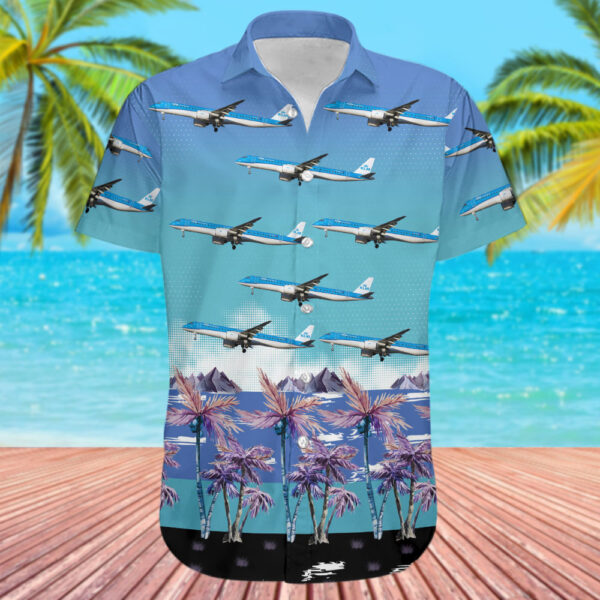 Embraer ERJ-190-400STD KLM Cityhopper Hawaiian Shirt
