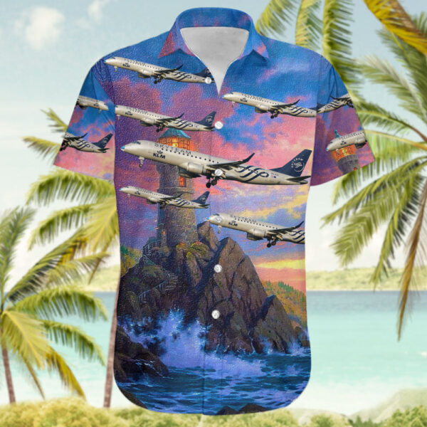 Embraer ERJ-190-100STD KLM Cityhopper Hawaiian Shirt